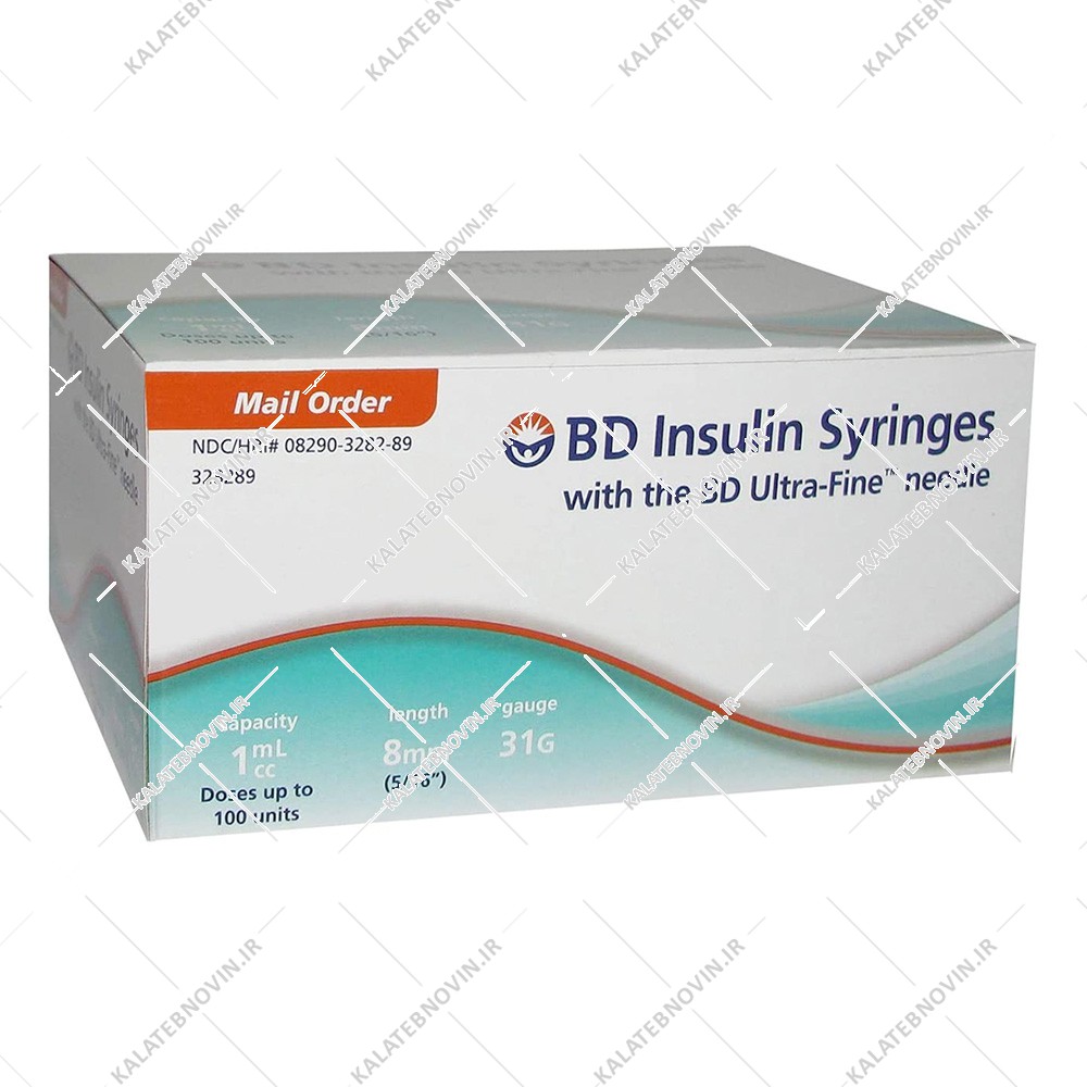 سرنگ انسولین bd یک سی سی